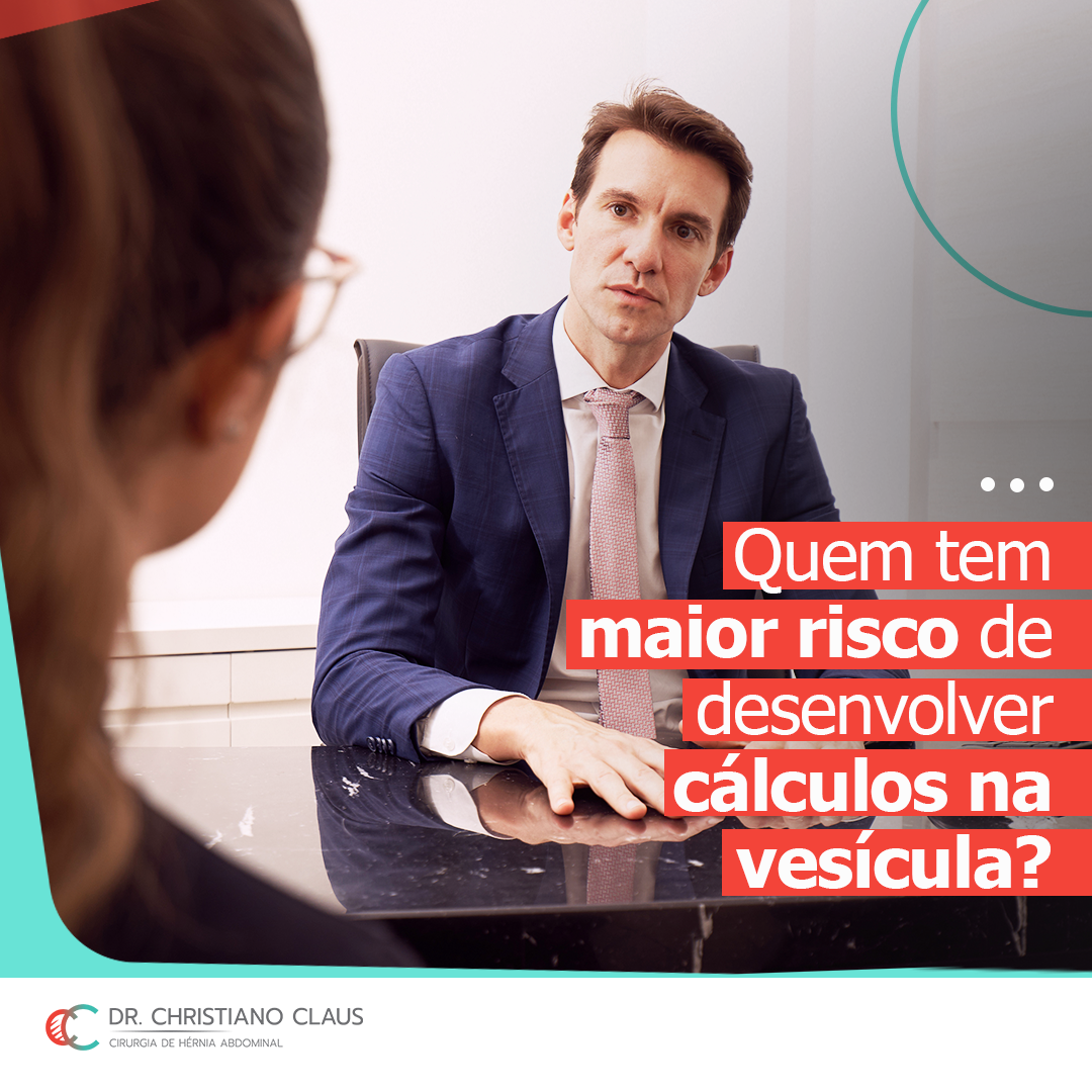 Quem tem maior risco de desenvolver cálculos na vesícula Dr