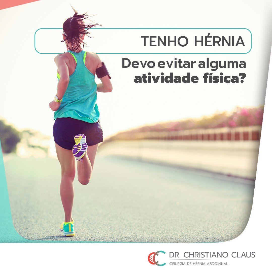 Boa Noite! O paciente com uma hernia inguinal pode jogar futebol