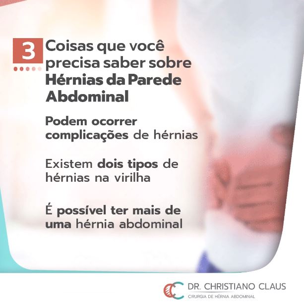 Tipos de hérnias mais comuns em mulheres – Dr. Christiano Claus