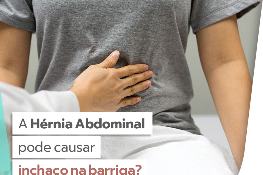A hérnia abdominal pode causar inchaço na barriga?