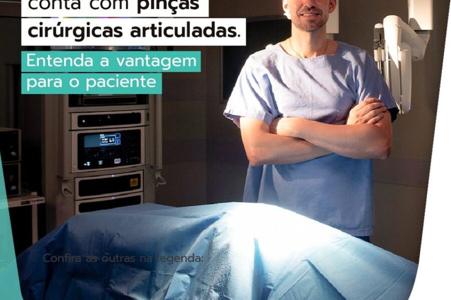 Cirurgia robótica conta com pinças cirúrgicas articuladas