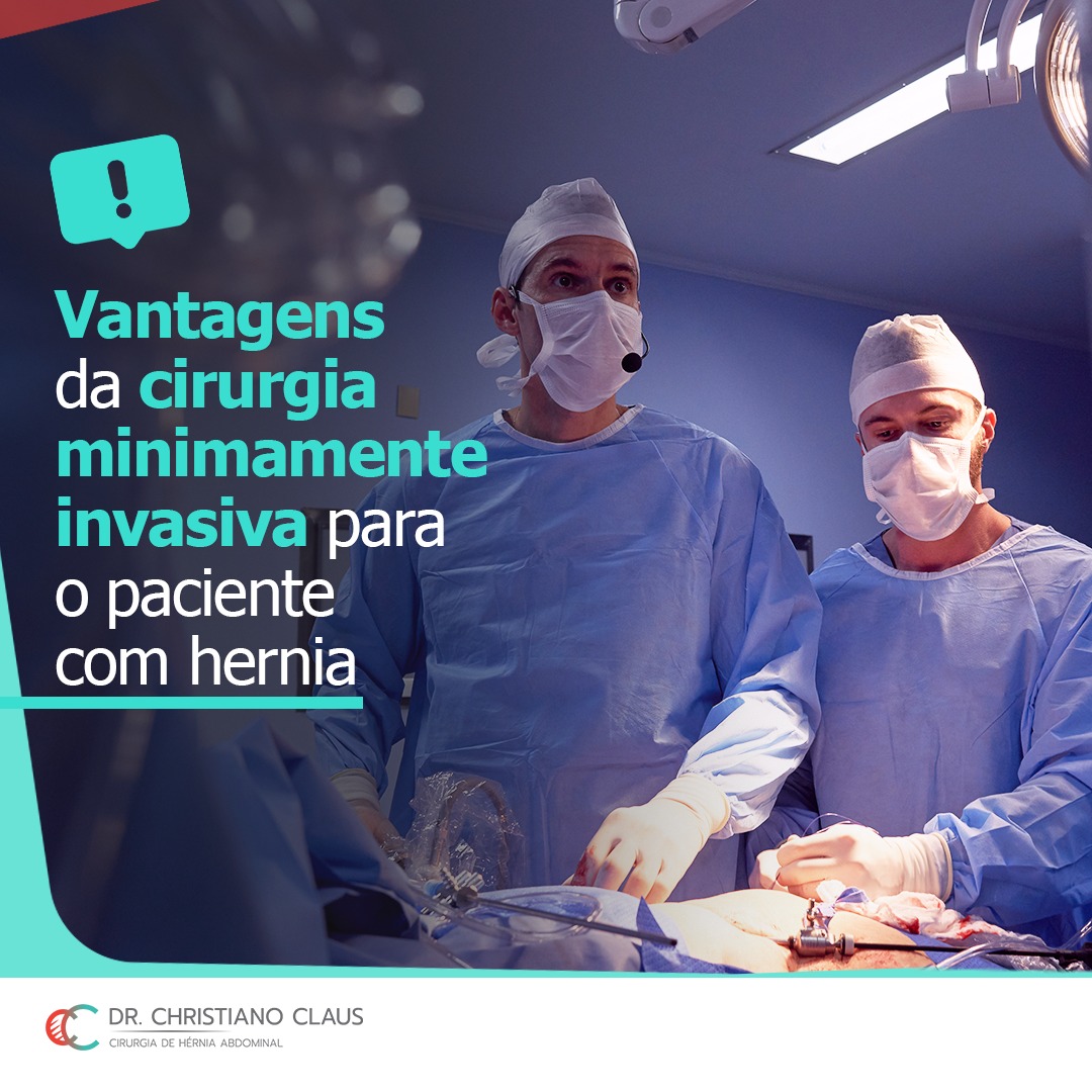 Vantagens da cirurgia minimamente invasiva para o paciente com hérnia Dr Christiano Claus