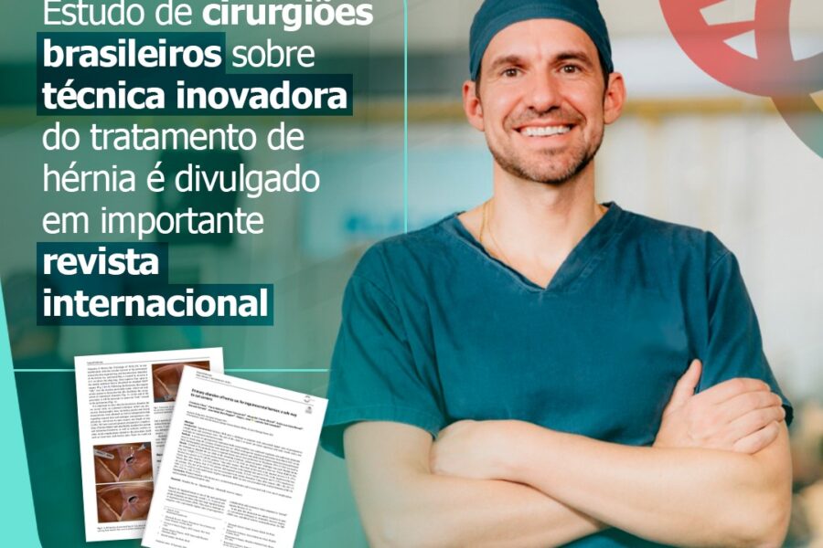 Estudo de cirurgiões brasileiros sobre técnica inovadora do tratamento de hérnia é divulgado em importante revista internacional